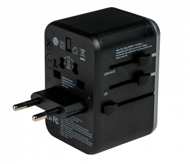 Verbatim Uniwersalny adapter podróżny UTA-04 USB-C PD 61W QC - 1192949 - zdjęcie 4